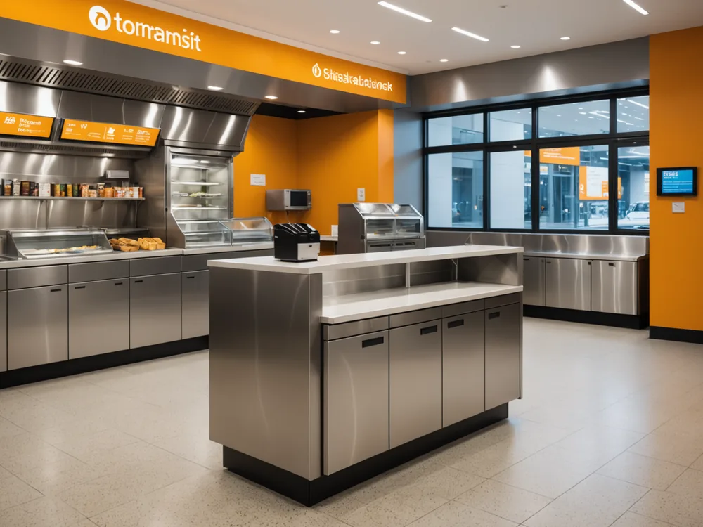 Cook-e in a transit hub concession